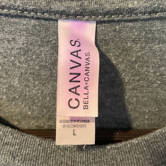 Phi Mu Sorority size L gray tshirt - Picture 3 of 4